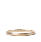 Le Gramme - Le 1 Brushed 18-Karat Gold Ring - Gold