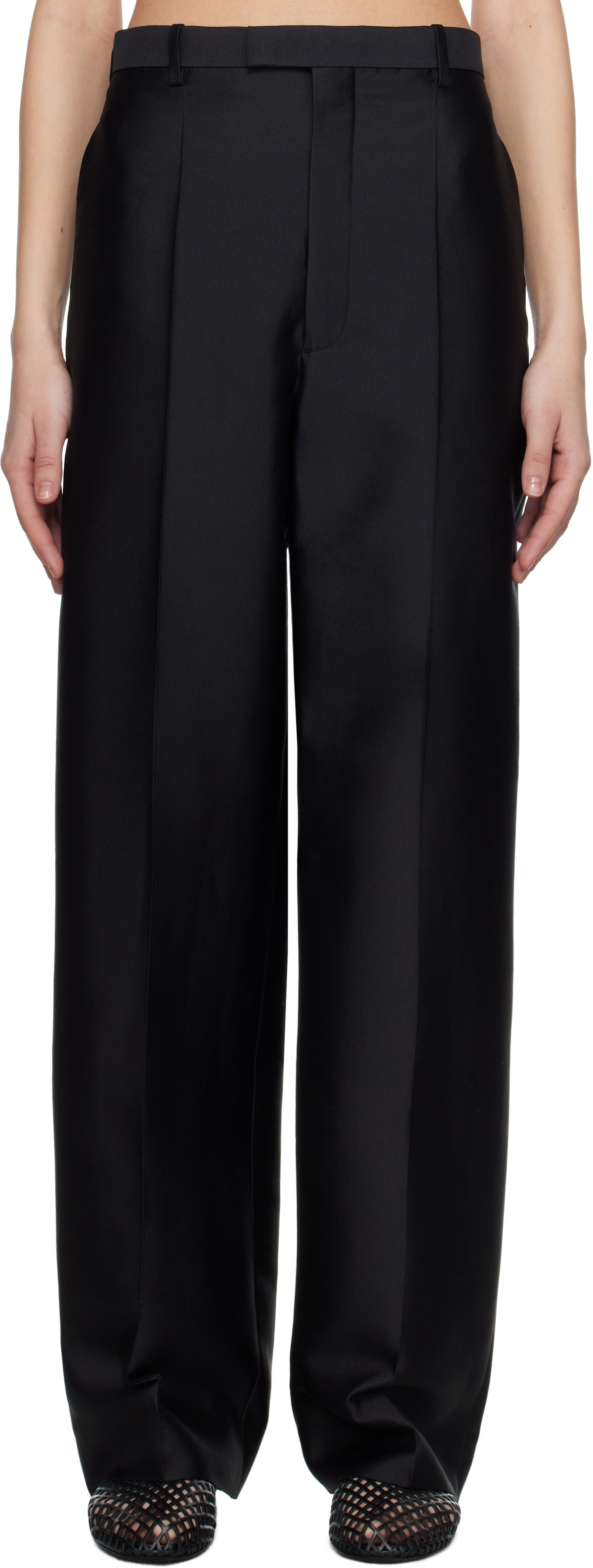 Carven Black Straight Trousers