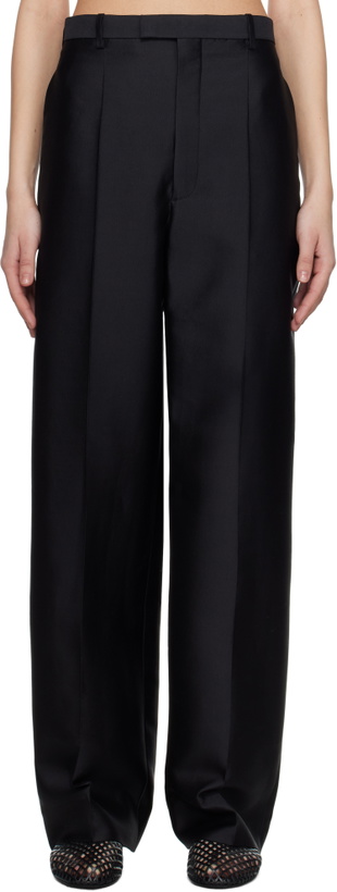 Photo: Carven Black Straight Trousers