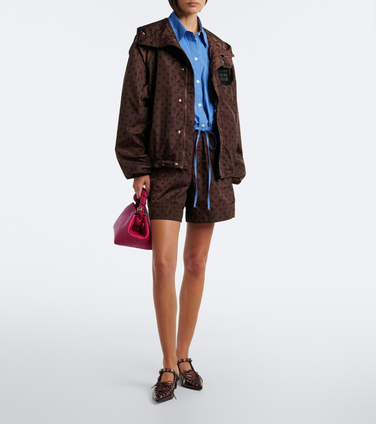 Ganni Bou Small top-handle bag