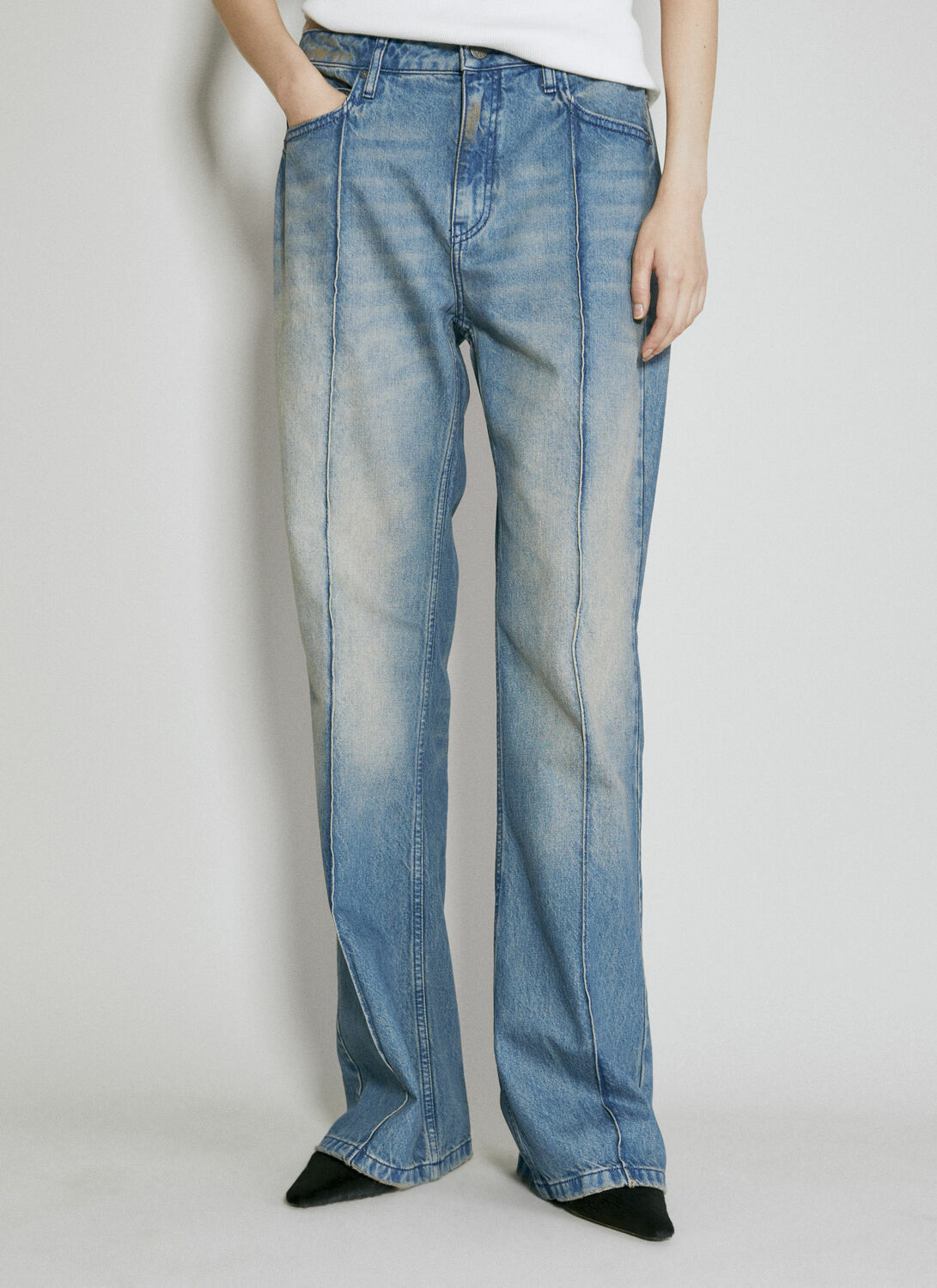 Guess USA Stained Flared Jeans