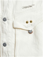 OBJECTS IV LIFE - Logo Print Cotton Denim Jacket