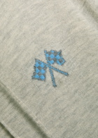 AN-Y1 H Vita Fine-knit Hooded Cashmere Jumper Grey