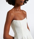 Markarian Bridal Laila jacquard bustier gown