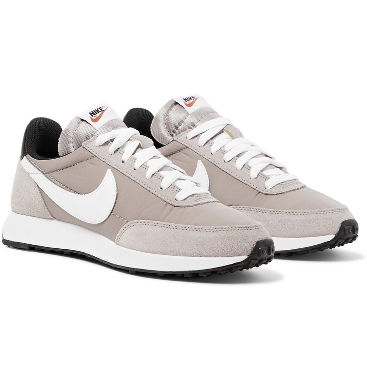 Photo: Nike - Air Tailwind 79 Shell, Suede and Leather Sneakers - Gray