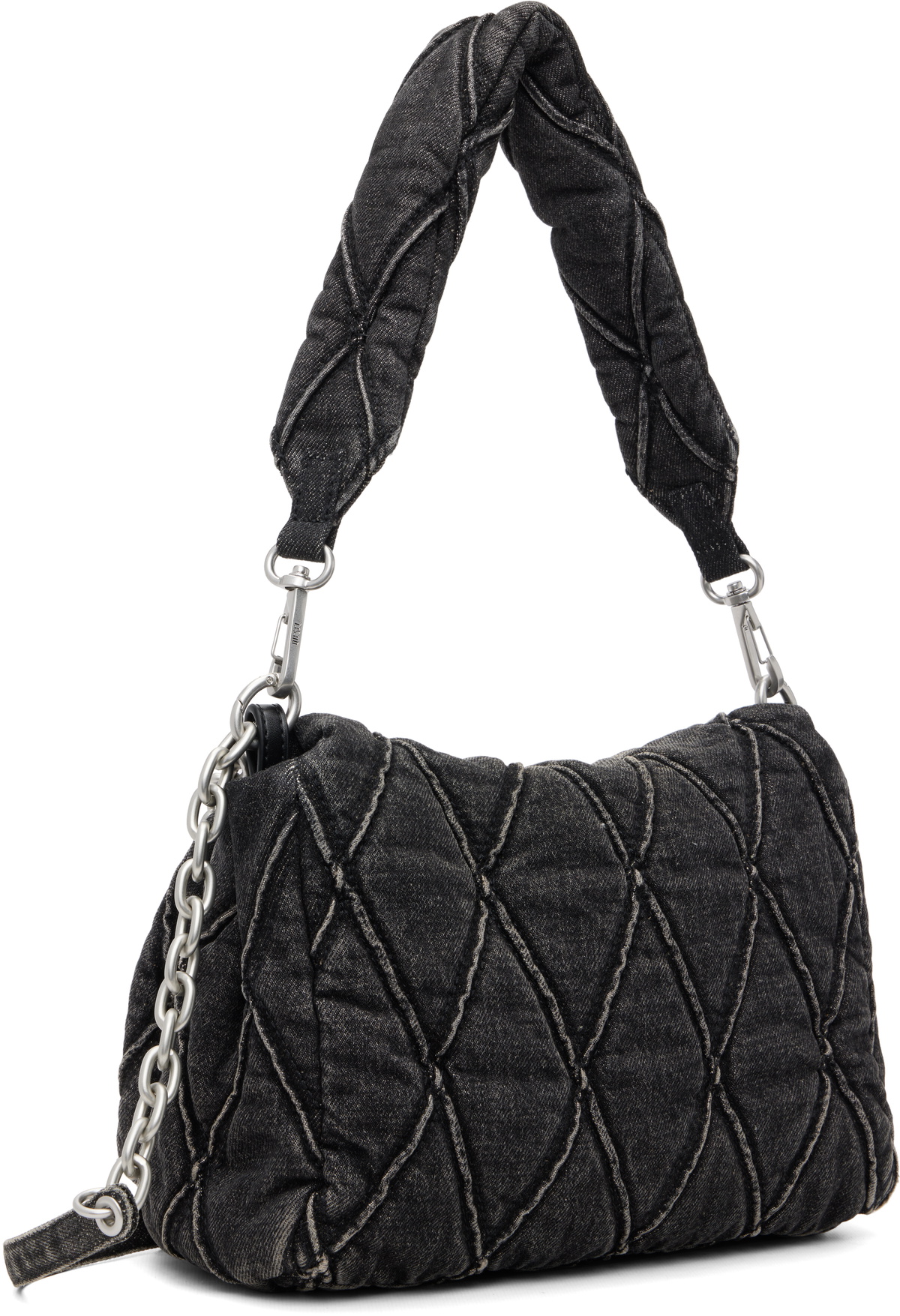 Diesel Black Charm-D Shoulder M Bag