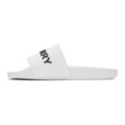Burberry White Furley Sandals