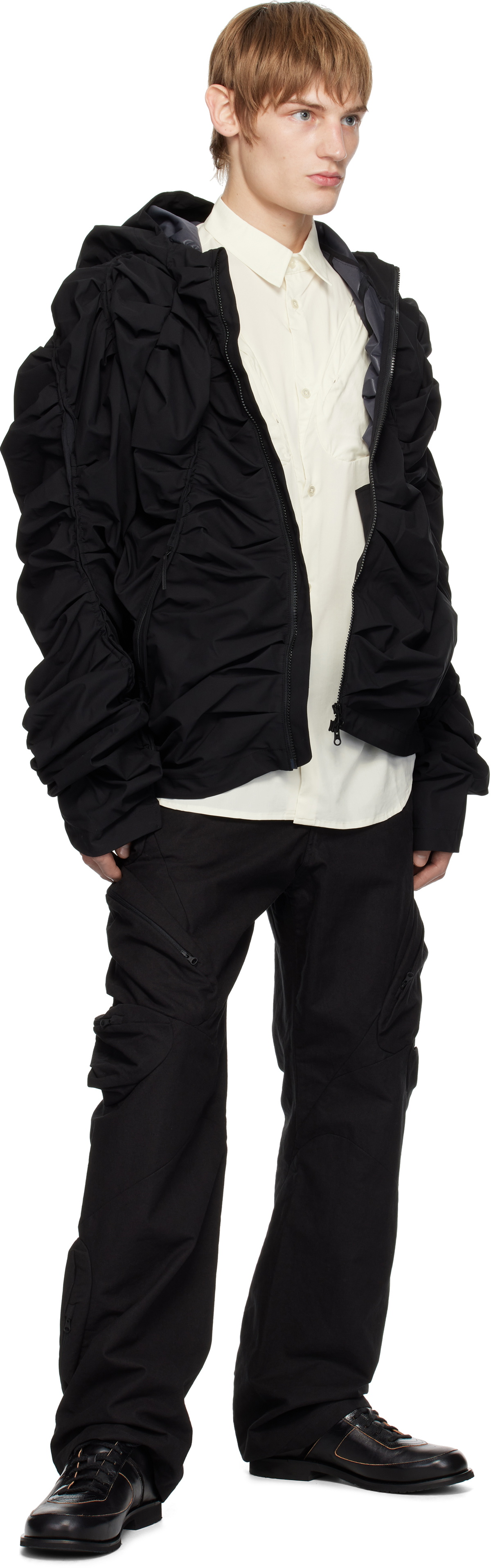 POST ARCHIVE FACTION (PAF) Black 7.0 Left Technical Jacket Post