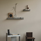 ferm LIVING Lager Wall Shelf - Single - 85cm in Aluminium 