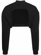 ADIDAS BY STELLA MCCARTNEY Sportswear Crop Open-back Sweatshirt