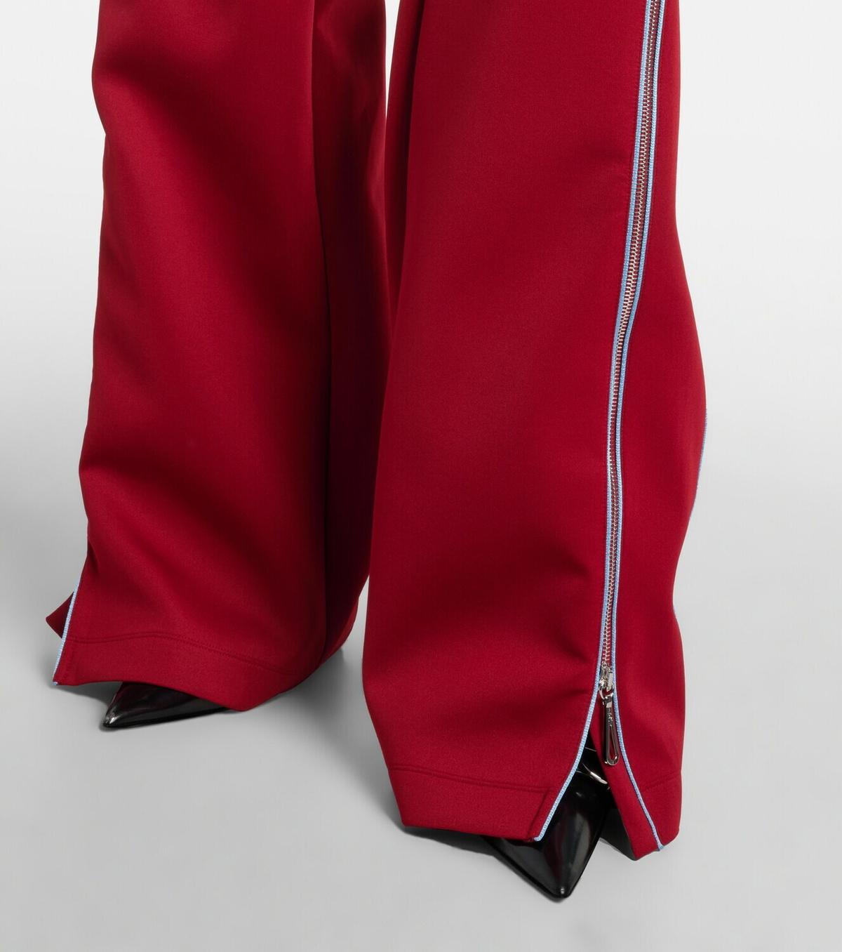 Rabanne Zip-up jersey track pants