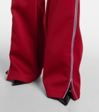 Rabanne Zip-up jersey track pants