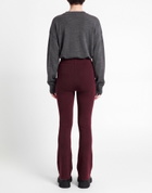 Laneus Womens Pants in Burgundy