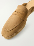 Castañer - Nando Suede Backless Espadrilles - Neutrals
