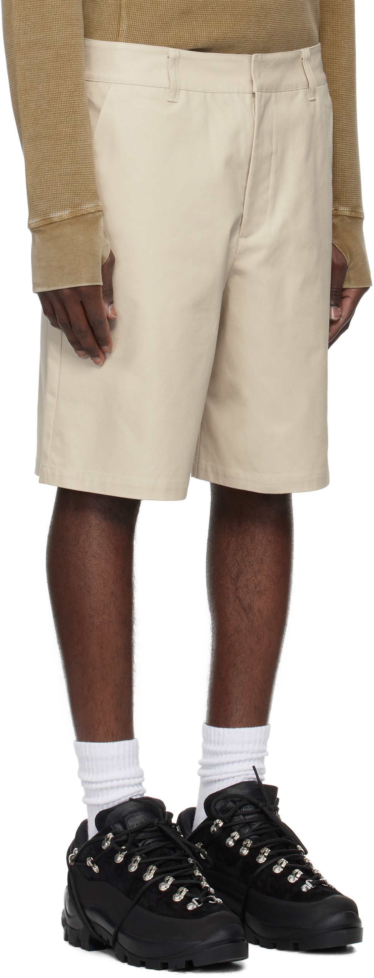 HELIOT EMIL Beige Igneous Shorts