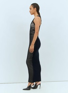 Jean Paul Gaultier Ribbed Mariniere Maxi Dress