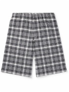 ZEGNA x The Elder Statesman - Straight-Leg Checked Wool and Cashmere-Blend Shorts - Blue