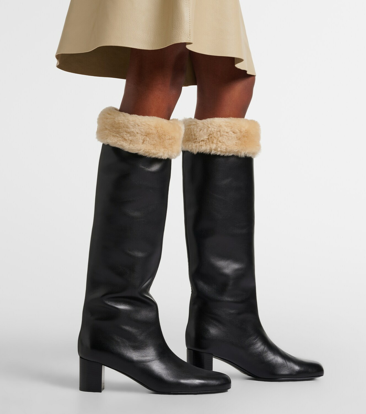 Toteme Downtown leather knee-high boots