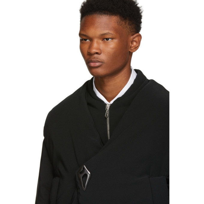 Namacheko Black Asymmetric Barbara Jacket