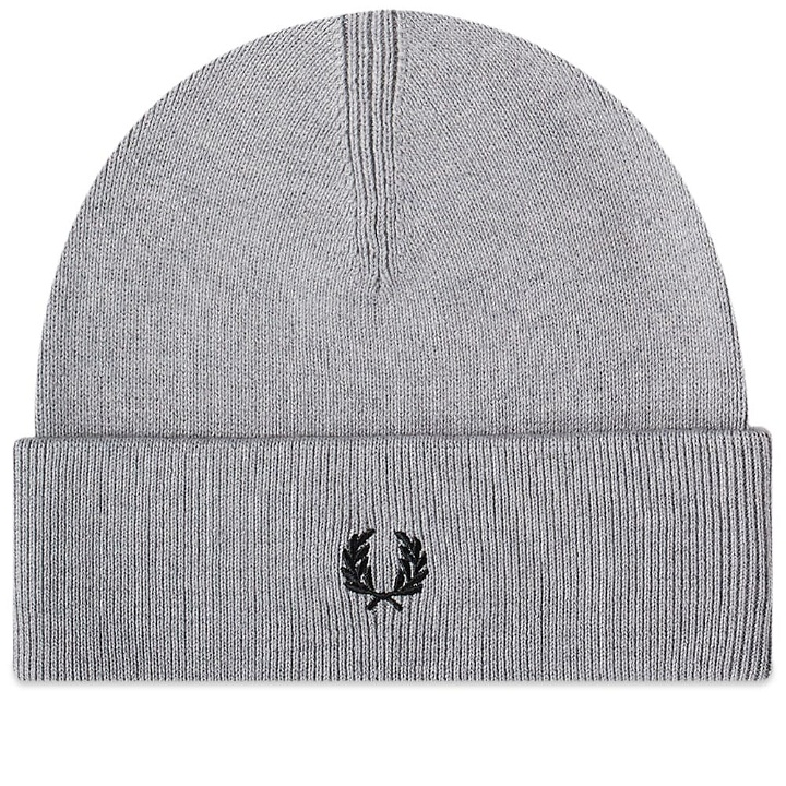 Photo: Fred Perry Authentic Men's Merino Wool Beanie in Steel Marl