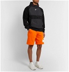 Nike - Sportswear Club Fleece-Back Cotton-Blend Jersey Drawstring Shorts - Orange