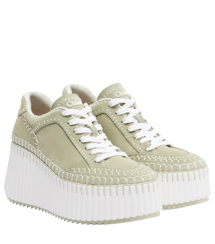 Photo: Chloé Nama suede platform sneakers