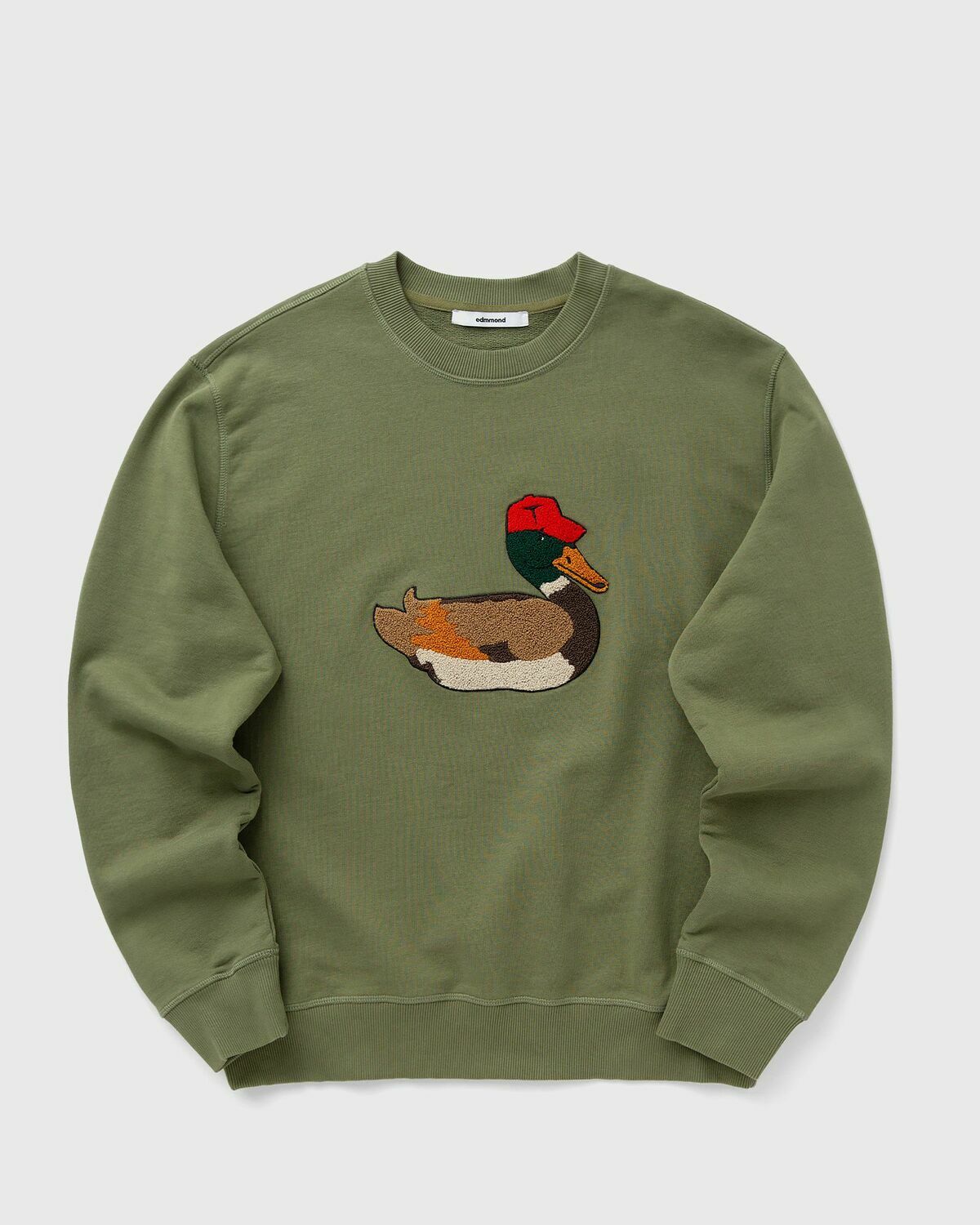 Edmmond Studios DUCK HUNT Green Mens Sweatshirt