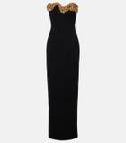 Rachel Gilbert Lucca embellished gown