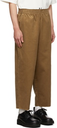 Camiel Fortgens Tan Corduroy Grandpa Trousers