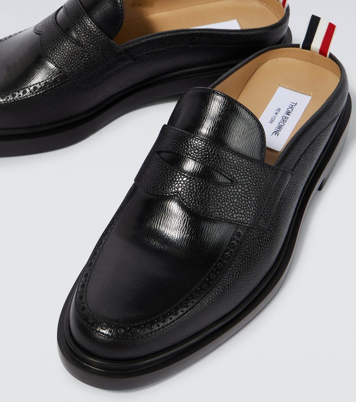Thom Browne - Leather slippers