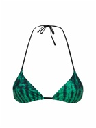 TROPIC OF C Praia Printed Recycled Tech Bikini Top