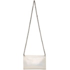 Stella McCartney Off-White Holographic Mini Falabella Crossbody Bag