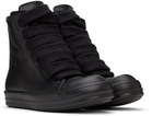 Rick Owens Black Jumbo Laced Sneakers