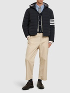 THOM BROWNE 4-bar Quilted Nylon Down Jacket