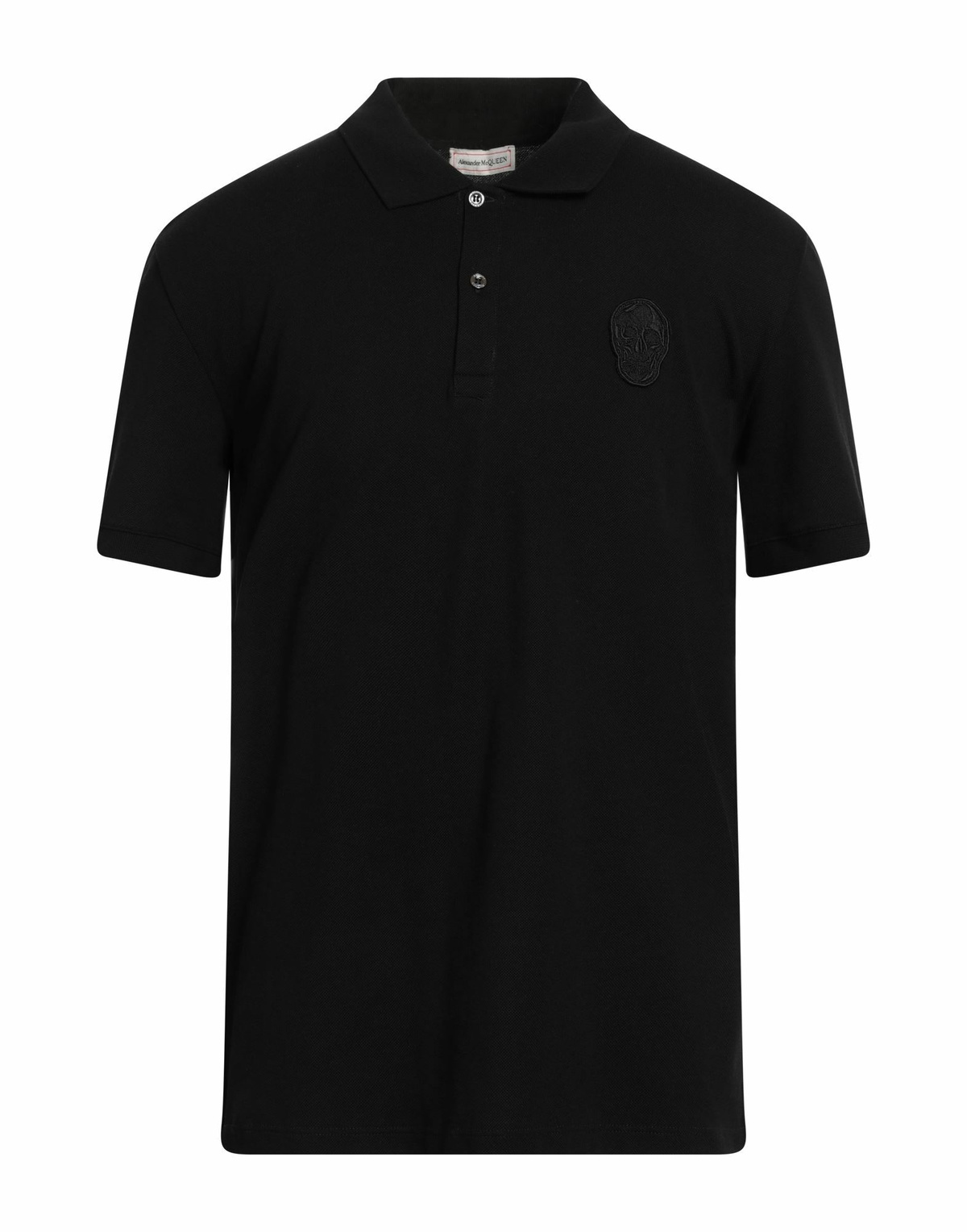 Mcqueen Mens Polo shirt in Black