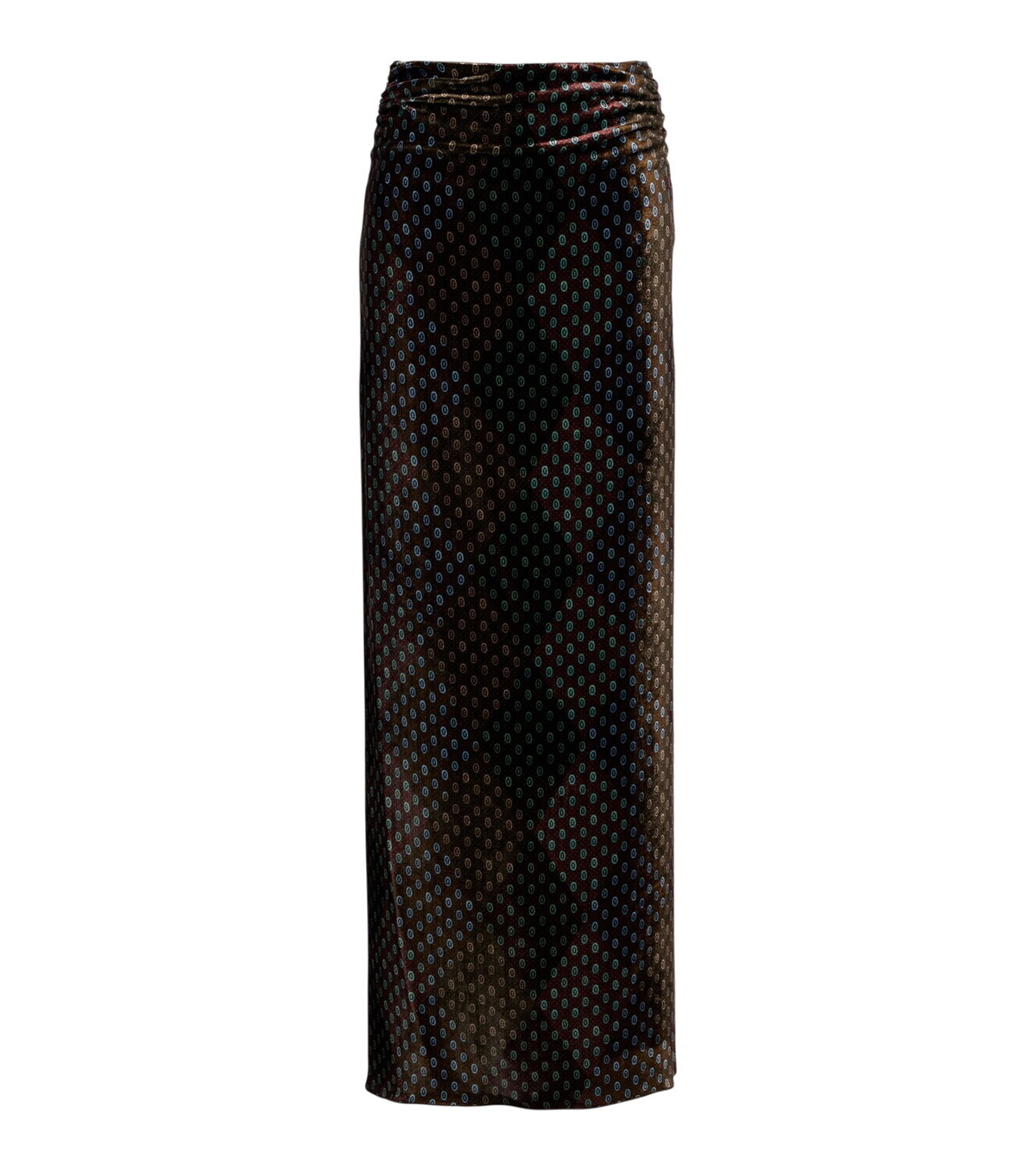 Dries Van Noten Soni Bis Printed Cotton-poplin Midi Skirt