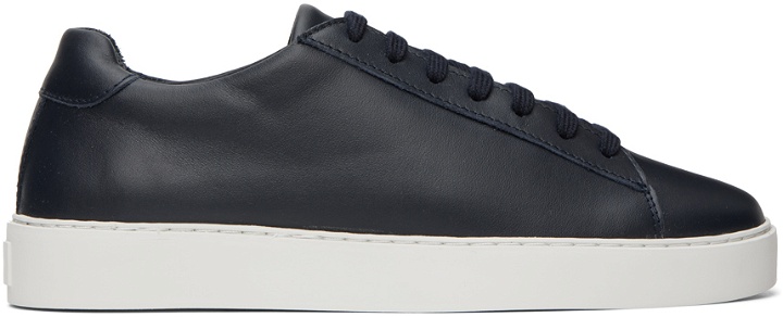 Photo: NORSE PROJECTS Navy Court Sneakers