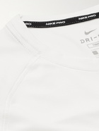 NIKE TRAINING - Logo-Print Dri-FIT Pro Top - White