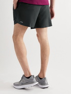 Nike Running - Stride Straight-Leg Mesh-Panelled Dri-FIT Ripstop Shorts - Black