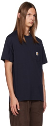 Carhartt Work In Progress Navy Pocket T-Shirt