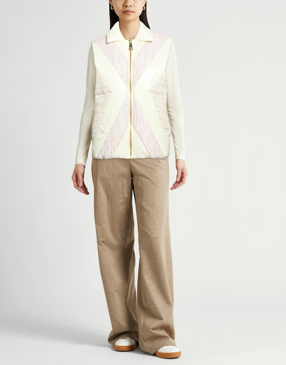 Khrisjoy Womens Vest Cream