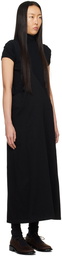 Y's Black Jumper Maxi Skirt