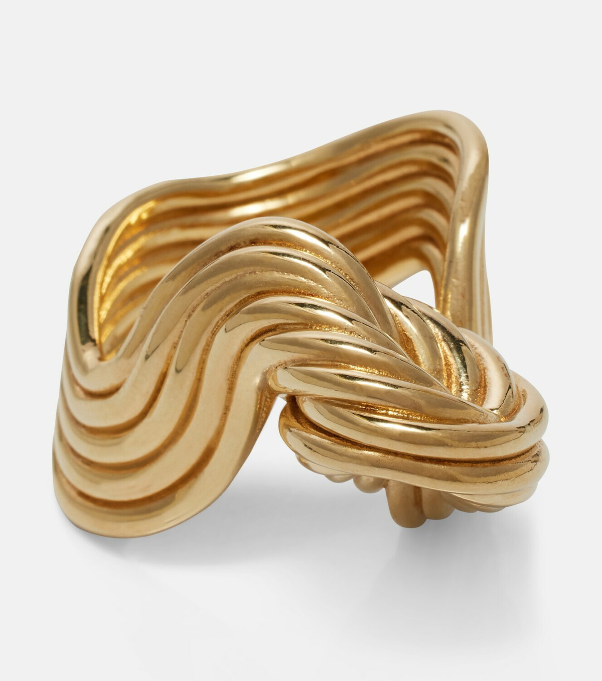 Bottega Veneta Gold-plated sterling silver ring