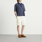 AMI Paris Men's Elasticated Waist Shorts in Blanc Creme
