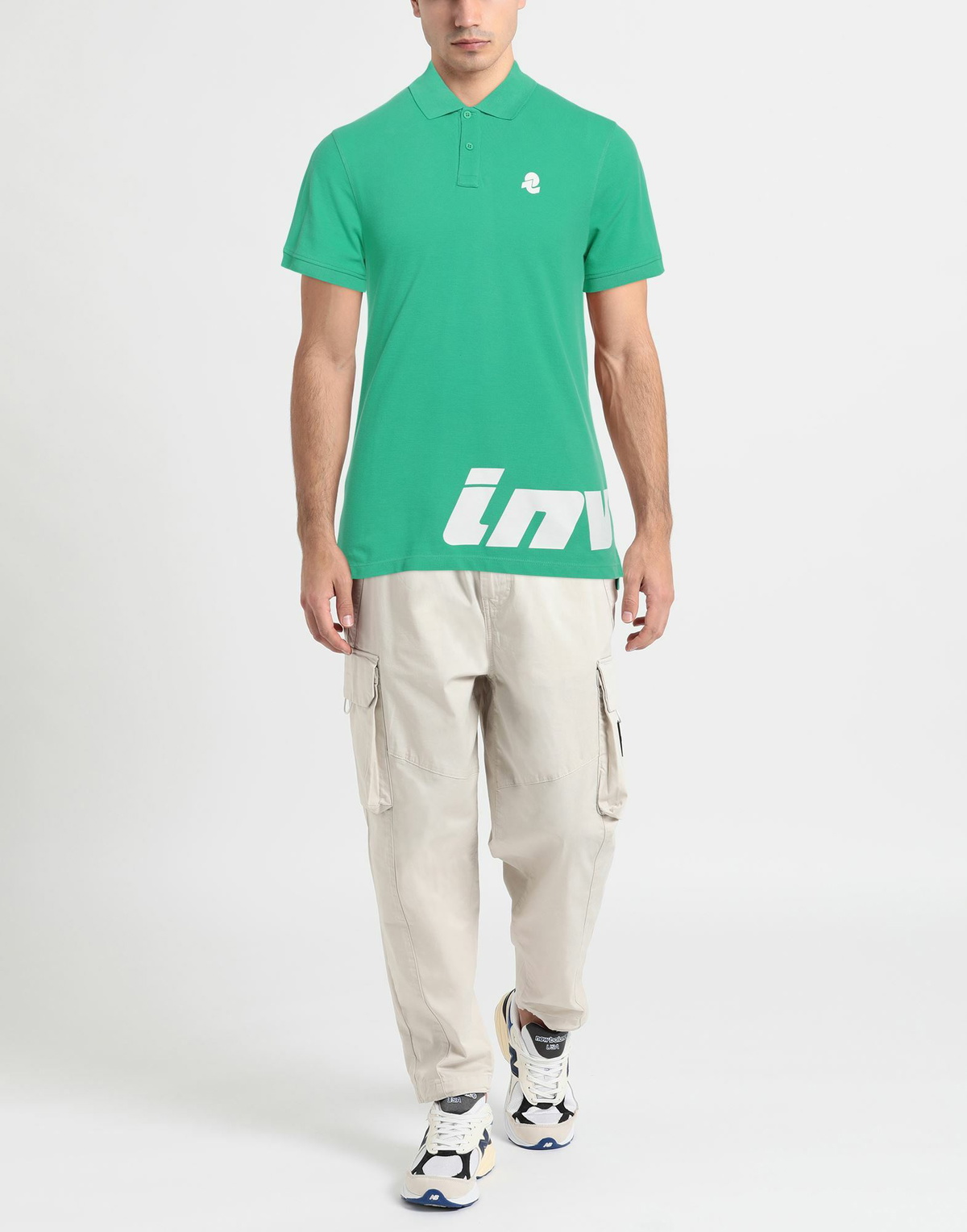 Invicta Mens Polo shirt in Green