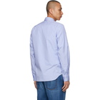 Junya Watanabe Blue and Khaki Paneled Shirt