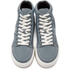 Sunnei Grey Neoprene Dreamy High-Top Sneakers