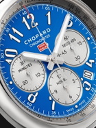 CHOPARD - Mille Miglia Classic Racing Chronograph Automatic 42mm Stainless Steel and Perforated Leather Watch, Ref. No. 168589-3010