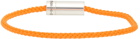 Le Gramme Orange & Silver 'Le 5 Grammes' Nato Bracelet