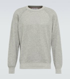Brunello Cucinelli - Ribbed-knit cashmere vanisé sweater